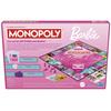 Monopoly: Barbie Edition Board Game, Ages 8+, 2-6 Players, Fun Family Game for Kids and Adults, Includes 6 Barbie-Themed Pink Zinc Tokens, Kids Gift
