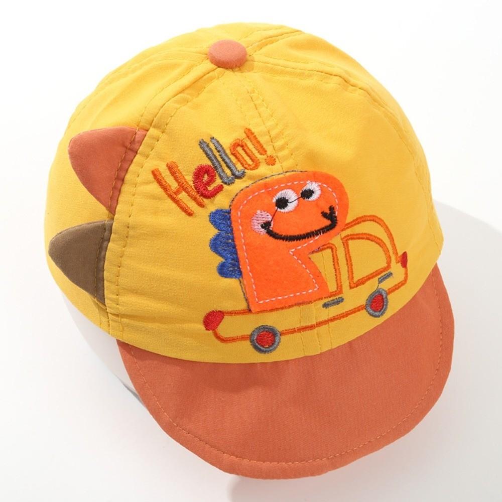 Embroidery Boys' Baseball Cap Soft Brim Children Cap Cute Toddler Sun Hat  Children