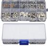 120Pcs Assorted 1.5 2 3 4 5 6 7 8 9 10mm Stainless Steel E-clip Circlip Kit Convenient
