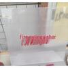 UKGF Transparent Acrylic Fire Extinguisher Cabinet Door Panel