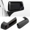 Rear View Side Mirror Cap Cover Trim For Chevy Silverado 1500 + Gloss Black