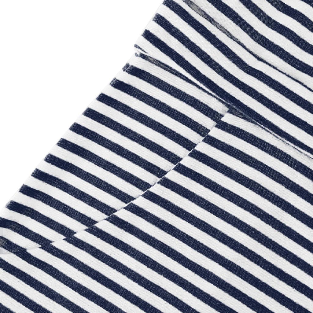 Женское повседневное модное сексуальное платье-туника в полоску с круглым вырезом и короткими рукавами