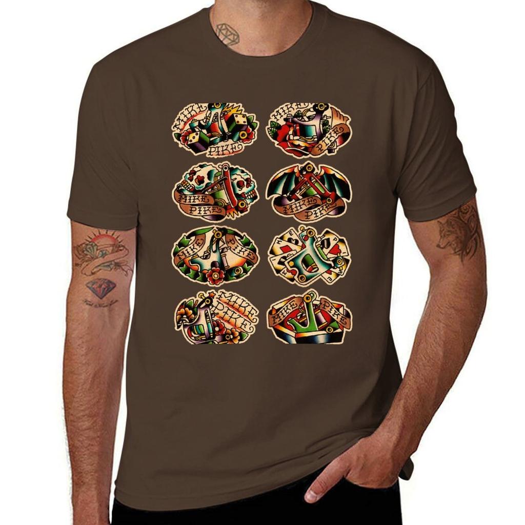 Mike Pike Machines 02 Tshirt heavyweights boys whites boys animal print workout shirts for men