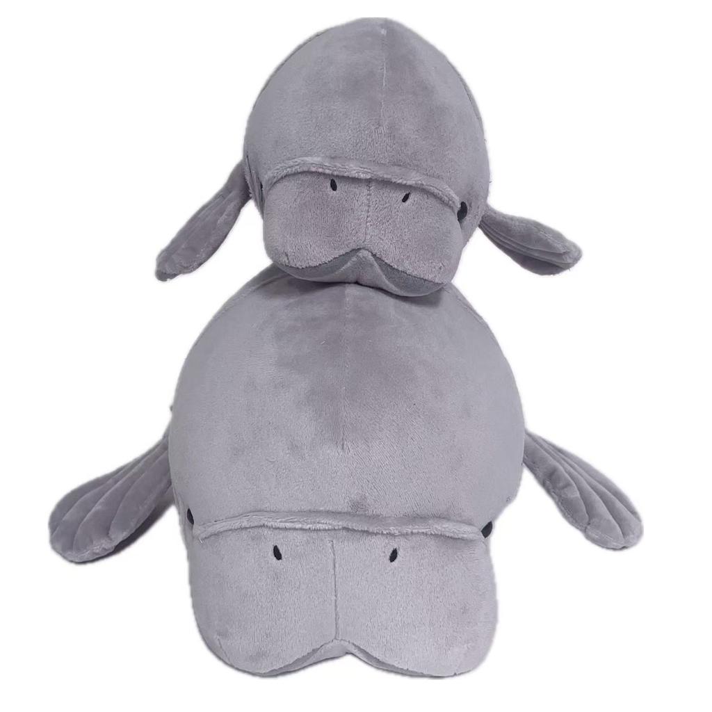 34Cm50Cm Kawai Morgan The Manatee Plush Toy Gentle Ocean Creature Gift Kidsmarine Life Lovers Huggable Manatee Christmas Gift