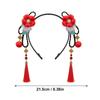 Flower Design Hair Hoop Tassel Braided Wig New Hair Clips  Cosplay