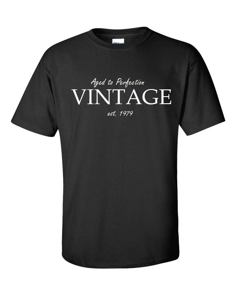 Aged Perfection Vintage EST 1961 Cotton T-Shirt Funny Birthday Gift Shirt S -5XL