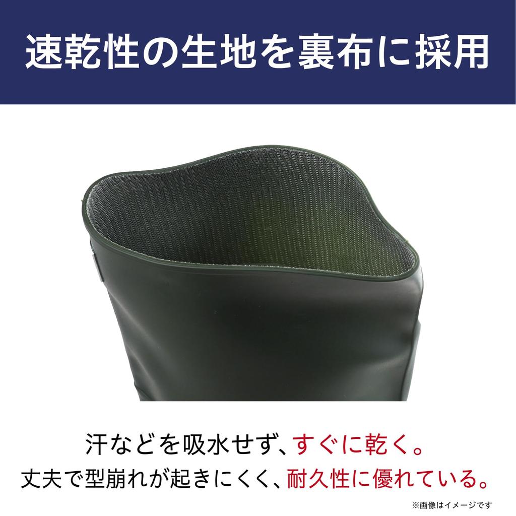 Mitsuuma Bale North Rain Boots No. 7030, Unisex, Lightweight, Waterproof, Packable, Perfect for Farm Work and Outdoor Festivals, Black, Size 23.0 cm