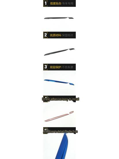 Compatible CRV 17-21 Lower Center Console Trim Dashboard Bright Strip Decoration Sticker