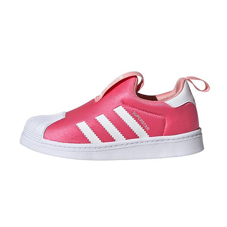 adidas Originals SUPERSTAR 360 Удобные Нескользящие Низкие Скейтбордические Кроссовки Ярко-Розовый/Белый EF6633