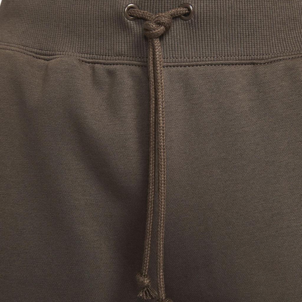 Nike Однотонные повседневные спортивные брюки с высокой талией и широкими штанинами, женские брюки коричневого цвета FZ7208-237