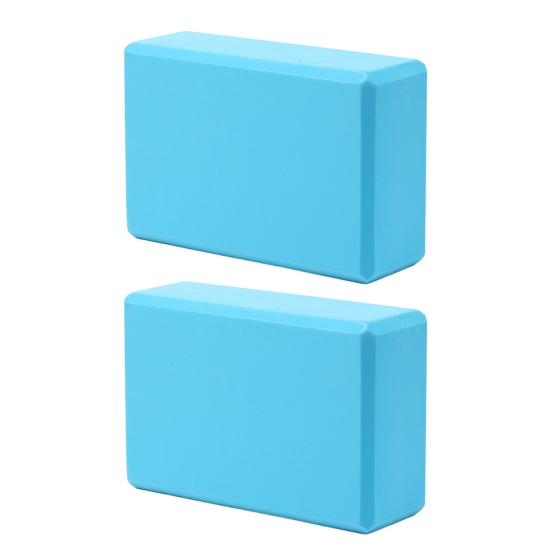 1/2Pcs EVA Yoga Block Supportive Non-Slip Foam Block Lightweight Pilates Meditation High Density Fitness Gym Blocks
