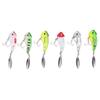 6 шт., набор приманок с имитацией лезвия, воблер, вибрационный спиннер для пресной воды, соленой воды