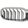 fit for 2021-2023 BMW 5 Series G30 G38 Cerium Grey ABS Front bumper Grille Racing Grills Air Intake Radiator ventilation grid