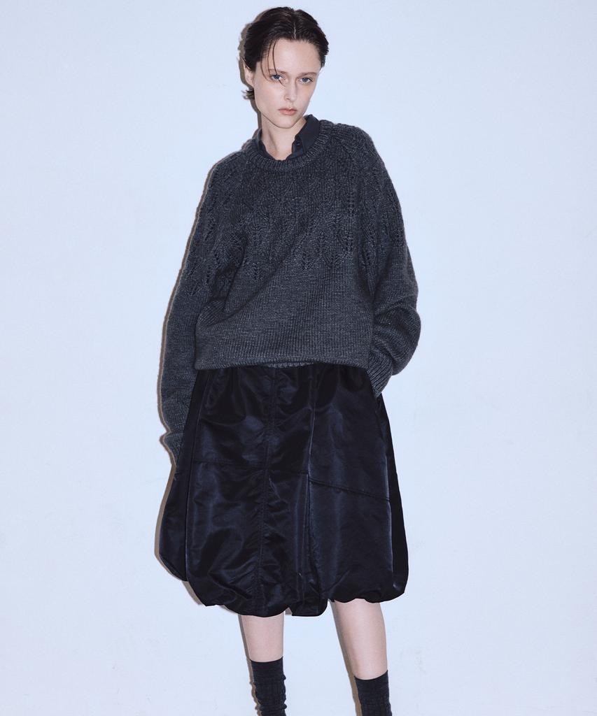 MIDNLOW Covent Wool Sweater (Grey)
