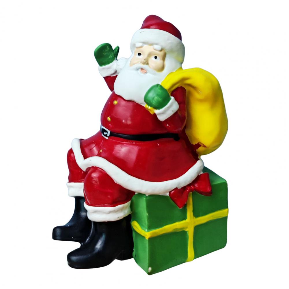 Santa Claus Statue Living Room Christmas Decoration Festive Santa Claus Figurine Christmas Tree Ornaments for Home Decor Gifts