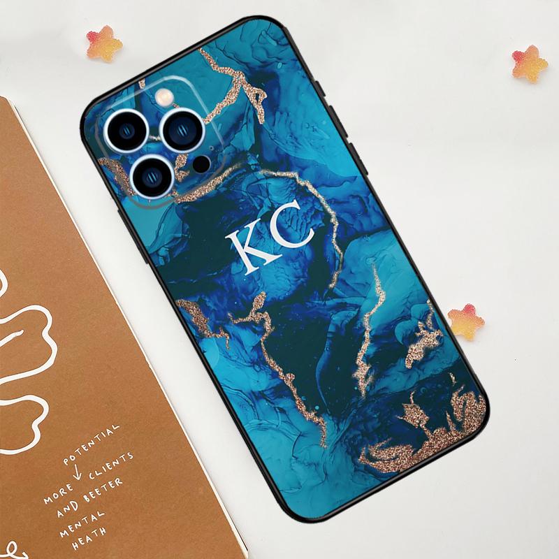 Персонализированный чехол с инициалами имени для iPhone 15 16 14 13 12 11 Pro Max Plus X XR XS 12 13 Mini Чехол Аксессуары