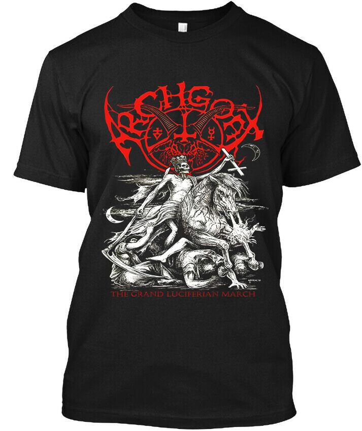 Archgoat The Grand Luciferian March Финская Блэк-метал группа Футболка Все Размеры Унисекс Футболка