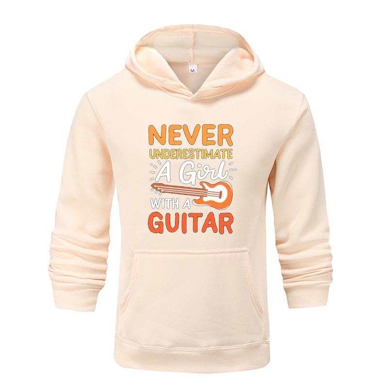 Осенне-зимняя новая персонализированная одежда с принтом гитары, толстовка для мужчин и женщин, пуловер для любителей бега, спортивная толстовка с капюшоном