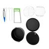 7in Kitchen Electric Fryer Accessory Cake Pan Pizza Plate Silicone Pad Grill Skewers Clamp