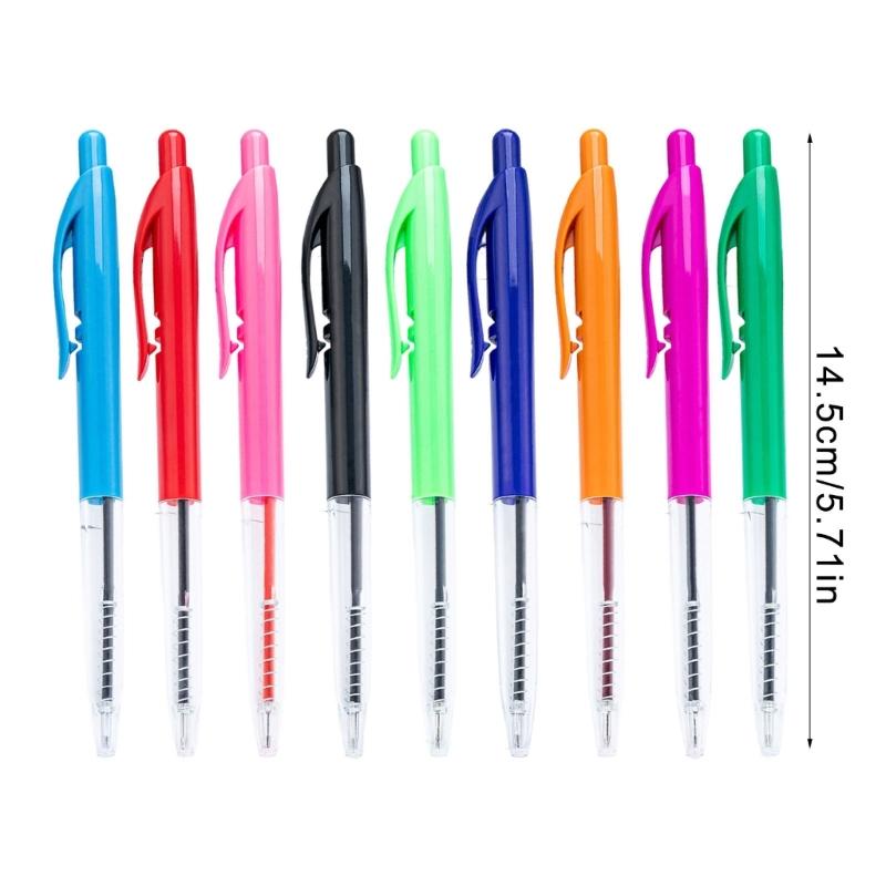 Retractable Ballpoint Pen 1.0mm Signing Pen Smooth Writing Tool For Sketching Notetaking Tasks