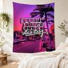 Grand Theft Auto Boho Wall Tapestry Nordic Minimal Suitable for Dorm Wall Living Room Reading Corner Multipurpose Vintage Wall Art Gift for Birthday