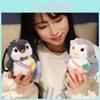 Dog Panda Penguin Pendant Animal Plush Doll Keychain Toy Decoration Backpack