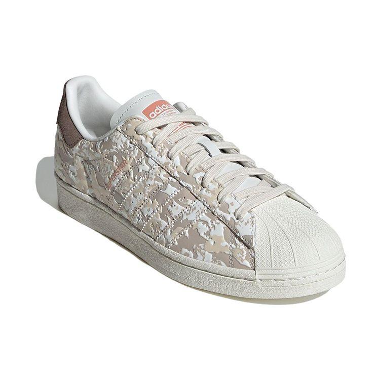 adidas Superstar Camo - Кристально-белые мужские кроссовки кремово-бежевые Earth-Strata IG3082