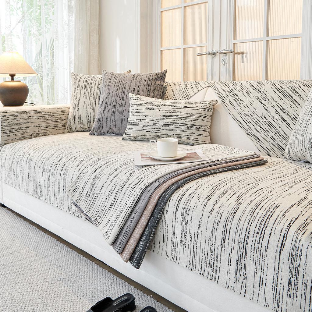 Chenille Sofa Cushion Four Seasons Universal High-Grade Simple Anti-Scratching Sofa Cover Sofa Cover Non-Slip Stain Resistant