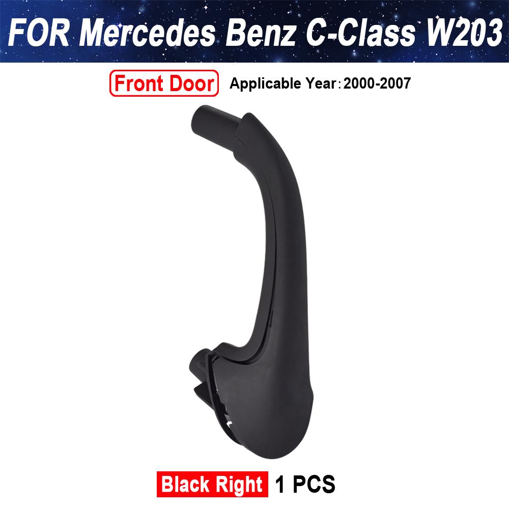 Для Mercedes Benz C-Class W203 внутренняя дверная ручка, крышка, аксессуары для интерьера, ручки спереди и сзади, черный, бежевый, серый