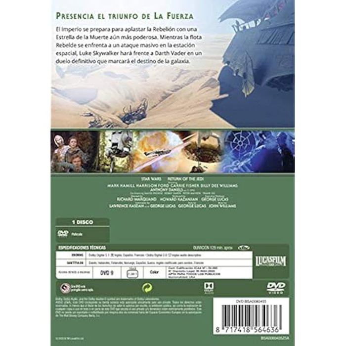 Dvd - star wars - retorno del jedi - épisode vi - 2020 - import