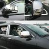Для Jeep Grand Cherokee Dodge Durango 2011- ABS Накладка на зеркало заднего вида боковое крыло накладка на дверь автомобиля наклейка