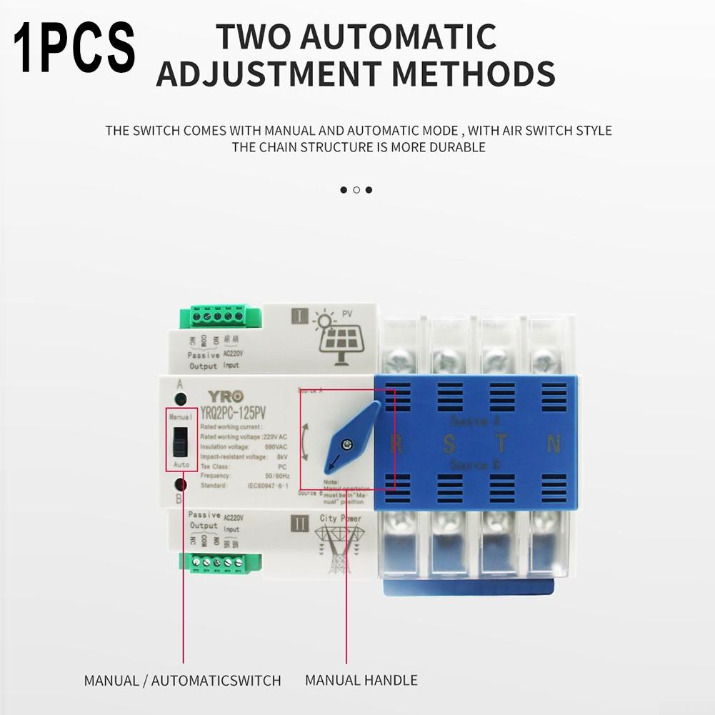 Генератор автоматического переключателя резервного переключателя 2P125A