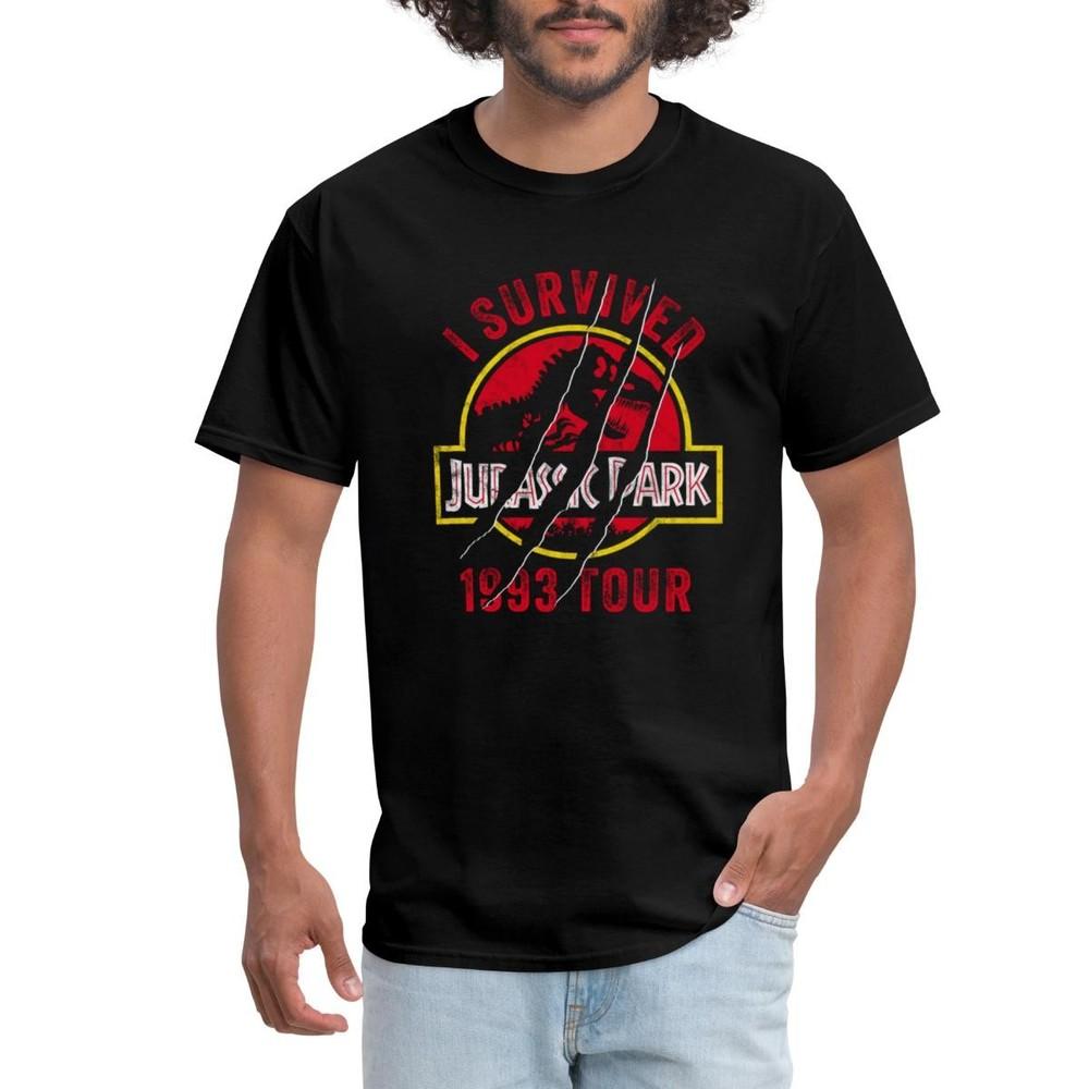 Jurassic Park Logo I Survived 1993 Tour Men's T-Shirt Unisex T-Shirt