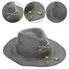 Wool Cowboy Hat Adult Costume Fedoras Hat Party Headwear Halloween Panamas Hat