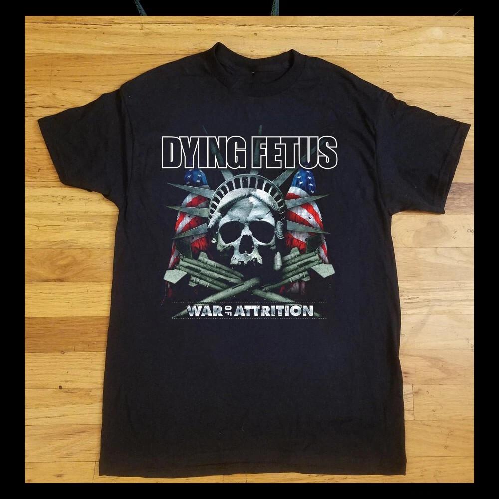 Футболка Dying Fetus Band War Of Attrition Полный размер S-5XL Унисекс Футболка