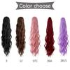 Synthetic Long Wavy Claw In Ponytail Extension Natural Ponytail Mutiple Color To Choose For Women Daily Wear
