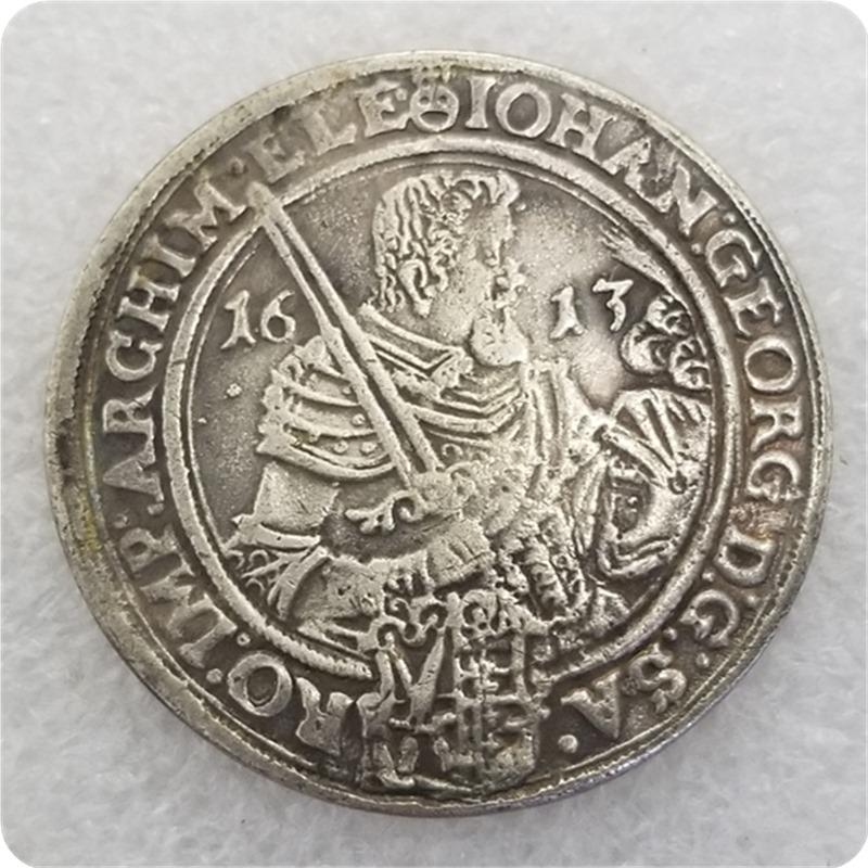 1613 German Commemorative Collectible Souvenirs Silver Coins