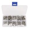 300Pcs Set Screws Set Stainless Steel Hex Socket Headless Fasteners Hardware Tool