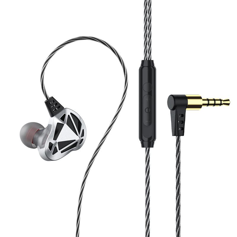 QKZ AK7 Copper Driver Проводные наушники HiFi Bass Stereo Super Clear Gaming Headset Music Sport 3,5 мм AUX In Ear Earbuds With MIC