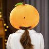 Милая плюшевая шапка с изображением апельсина, наполненная хлопком, эластичная, мягкая, теплая, легкая