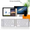 Mini Wireless Folding Keyboard Slient Foldable Keyboard Mini Keypad Bluetooth Keyboard  Travel