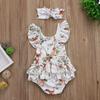 Одежда для новорожденной девочки, ромпер без рукавов, мягкий, дышащий, не линяющий, детский комбинезон с мультяшным принтом, боди-комбинезон для младенца
