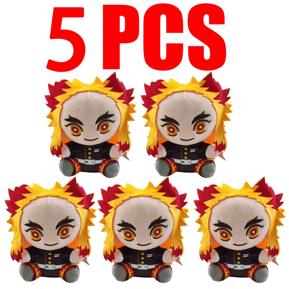 Плюшевые игрушки Клинок, рассекающий демонов Аниме Камадо Танджиро Хашибира Иноске Томиока Гию Ренгоку Кёджуро Кочо Шинобу Агацума Дзэницу