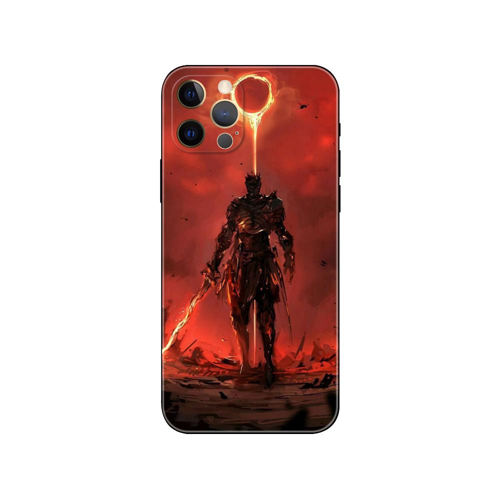 Чехол для телефона Praise the Sun Dark Souls для iPhone 5 5S 2020se 6 6s 7 8 plus x 10 XR XS 11 12 13 mini pro MAX, черная задняя крышка из ТПУ