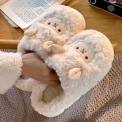 Женские уютные флисовые нескользящие домашние тапочки - Милые и теплые для зимнего использования после родов