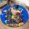 Onepunch Man Round Area Rug Carpet Rug For Living Room Bedroom Sofa Playroom Decor Nonslip Floor Mat