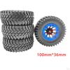 1.9" Резиновые надувные колеса Диски Шины для SCX10 D90 90046 4WD RC Гусеничных Транспортных Средств Грузовиков Обновление