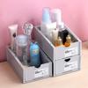 1 шт. Многофункциональный настольный органайзер - Пластиковый ящик для хранения косметики, офисных принадлежностей и мелких предметов с выдвижным ящиком
