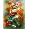 5D Diy Diamond Painting Cartoon Princess Full Round Diamond Embroidery Cross Stitch