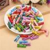 30pcs Household Mini Multi-color Wooden Clothes Photo Paper Peg Clothespin Postcard Craft Clip Home Decoration
